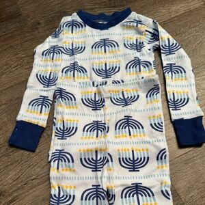 Honest Baby Hanukkah Theme Pajamas Sz 24M